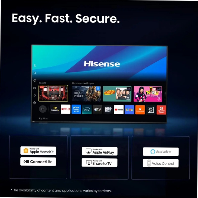Hisense TV SET 75U7S PRO HSN - Sua Nuova Smart TV ULED Grigio 75" HD LED