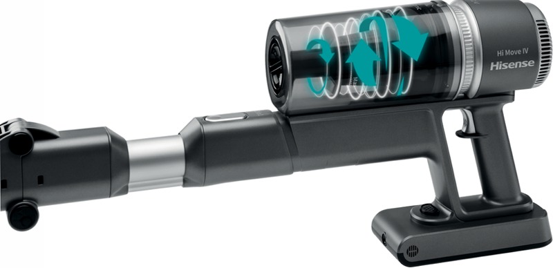 Scopa elettrica HVC6464A - Hisense 0.5lt A Antracite 400w