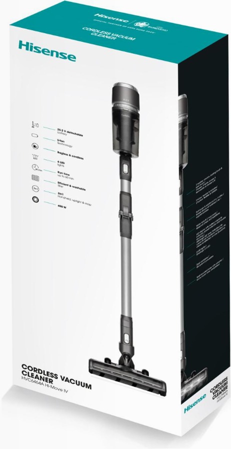 Scopa elettrica HVC6464A - Hisense 0.5lt A Antracite 400w