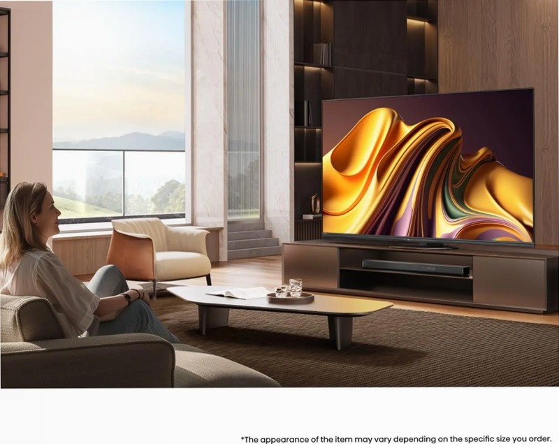 Hisense TV SET 65U8NQ HSN - Smart TV Mini-LED Grigio 65" HD