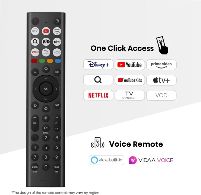 Hisense TV SET 43A69Q - Smart TV 4K UHD Nero 43" HD