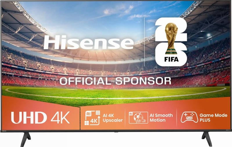 Hisense TV SET 43A69Q - Smart TV 4K UHD Nero 43" HD