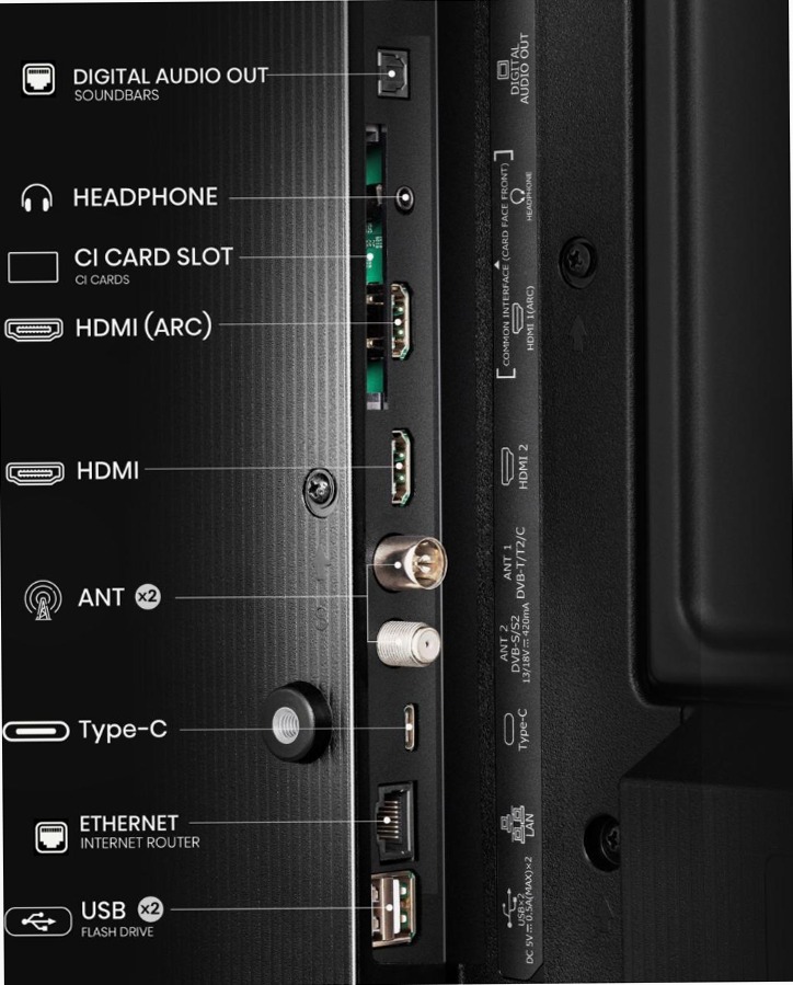 Hi-QLED Smart TV - Hisense 32A5NQ Nero 32" HD