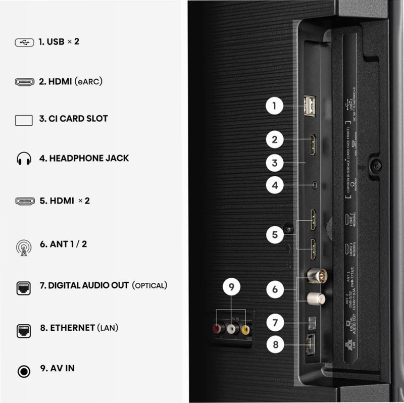 Smart TV 4K UHD - 58E6ST - Hisense