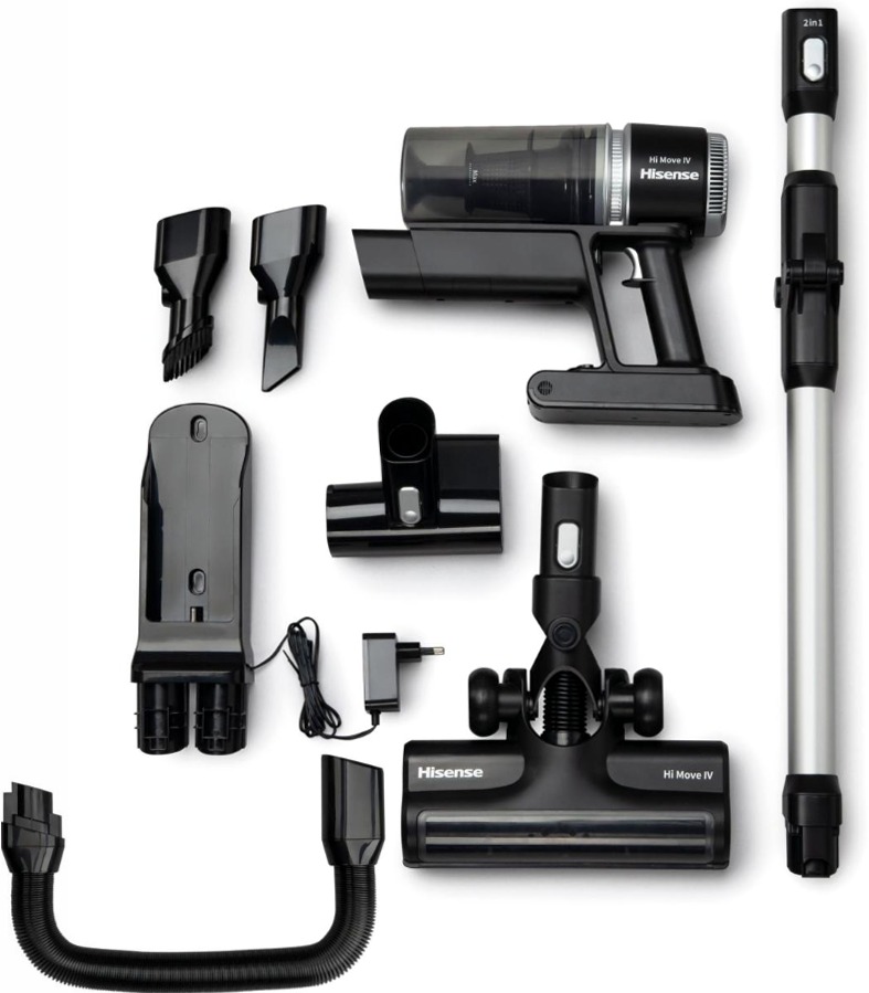 Hisense HVC6264BK - Aspirapolvere senza filo 0.5lt C Nero