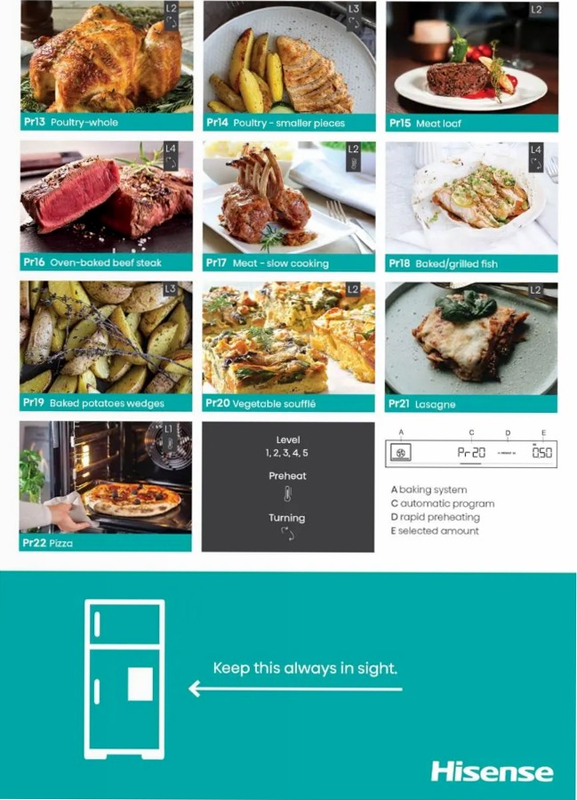 Hisense OVEN BO3SA5I02-3-BSA66334AX 77 A Acciaio