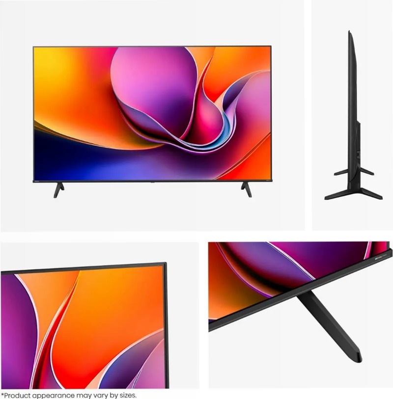 Hisense TV SET 43A6Q HSN - Smart TV 4K UHD Nero 43" HD