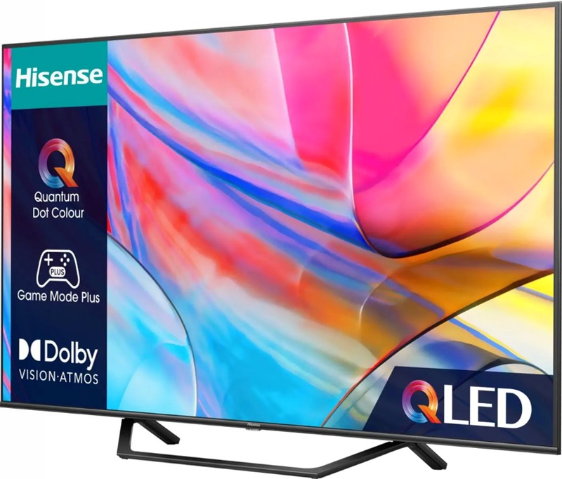 Hisense TV SET 55A79KQ - Smart TV 4K Ultra HD Grigio 55" QLED