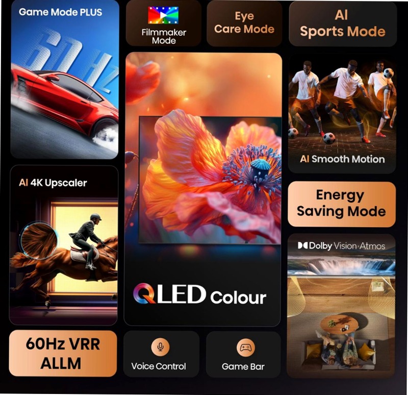 Hi-QLED Smart TV - 65E7Q Nero 65" HD QLED