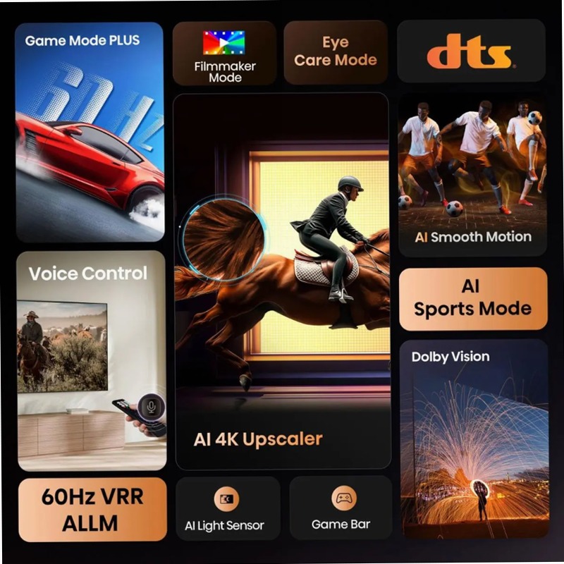 Hisense TV SET 85A6Q HSN - Smart TV 4K UHD Nero 75" HD
