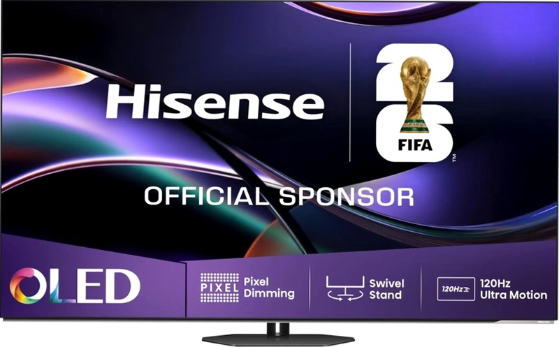 Hisense TV SET 65A85Q HSN - Smart TV OLED Grigio 65" HD