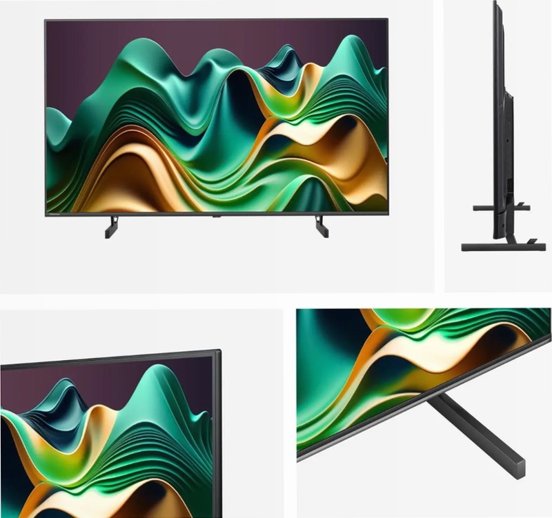 Hisense TV SET 50U62NQ HSN - Smart TV Mini-LED Grigio 50" HD