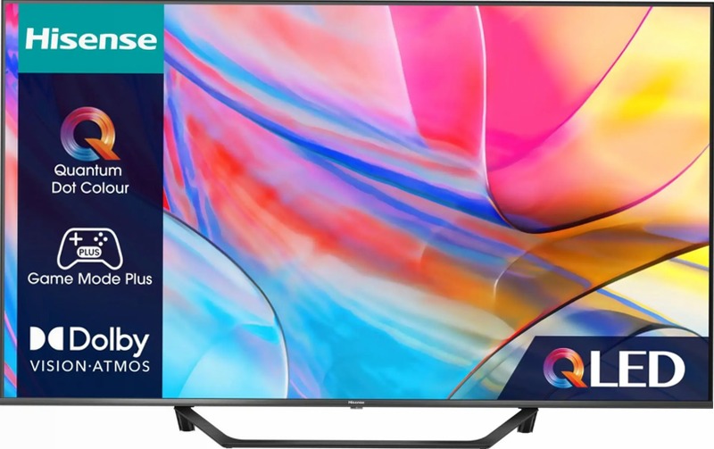 Hisense TV SET 65A72KQ - Sperimenta l'Ultra HD con Dolby Atmos Grigio 65" QLED