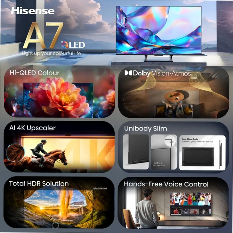 Hi-QLED Smart TV - 55A7S
