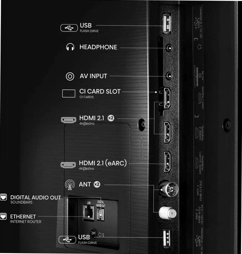Hisense TV SET 75E79NQ HSN Nero 75" HD QLED