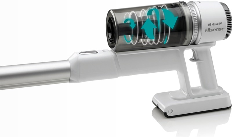 Hisense HVC6134W Vacuum Cleaner - Aspirapolvere senza filo 0.5lt C Bianco