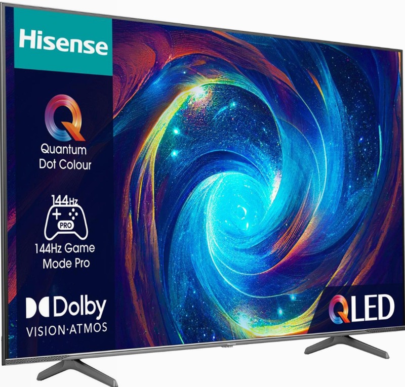 Smart TV QLED Hisense 65E7KQ PRO Nero 65" HD