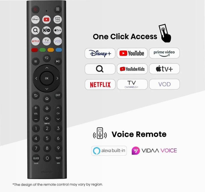 Hisense TV SET 55U72Q - Smart TV ULED Nero 55" HD LED