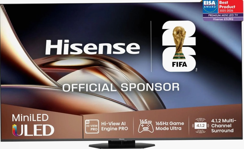 Smart TV ULED Hisense 65U8Q Grigio 65" HD LED