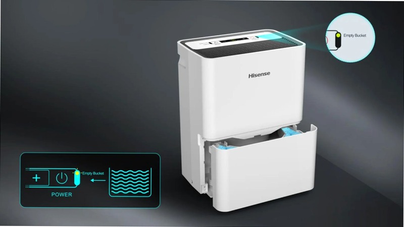 Hisense D12HW - Deumidificatore per casa
