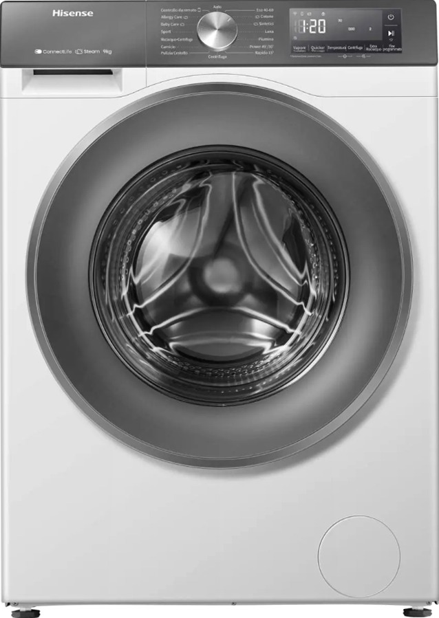 Hisense WASHER WF3S9043BW7 9kg Bianco
