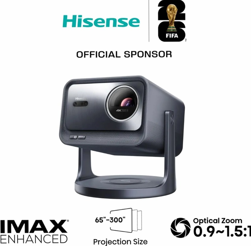 Hisense C2 Pro - Proiettore Smart 4K 4K UHD / 2160p (3840 × 2160)pixel 65" 4K UHD / 2160p (3840 × 2160)pixel
