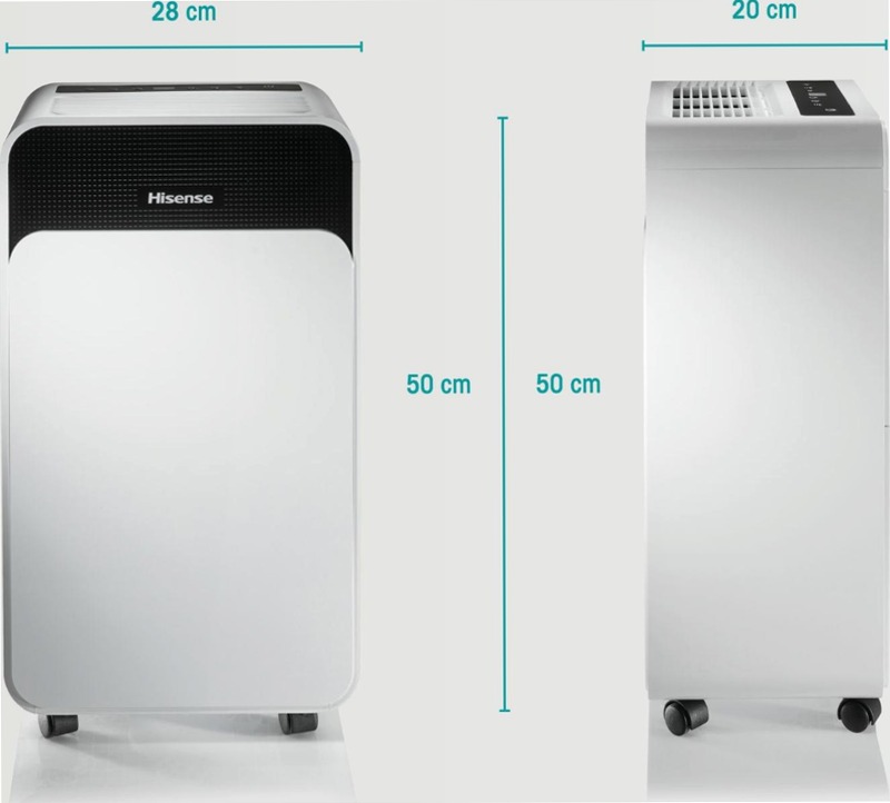 Deumidificatore Hisense D16CW Bianco