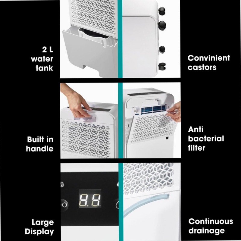 Deumidificatore Hisense D16CW Bianco