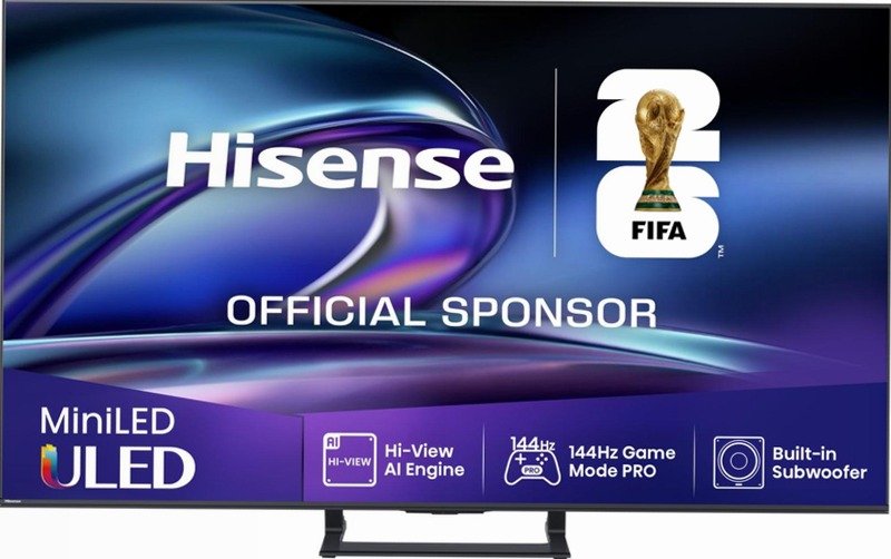 Hisense TV SET 55E8Q HSN Grigio 55" HD LED