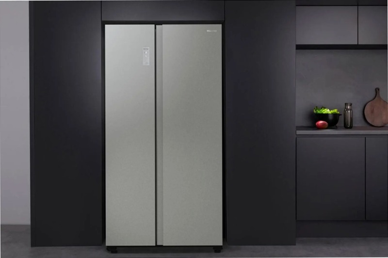 Hisense REFRIG HZF5508UEB RS711N4ACE Acciaio E Side by Side 358lt