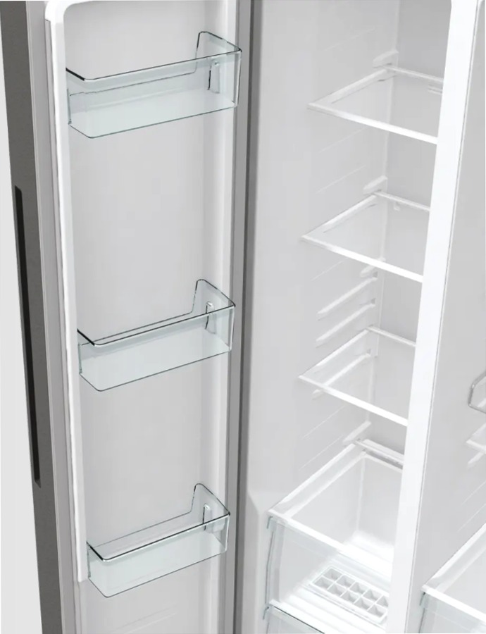 Hisense REFRIG HZF5508UEB RS711N4ACE Acciaio E Side by Side 358lt