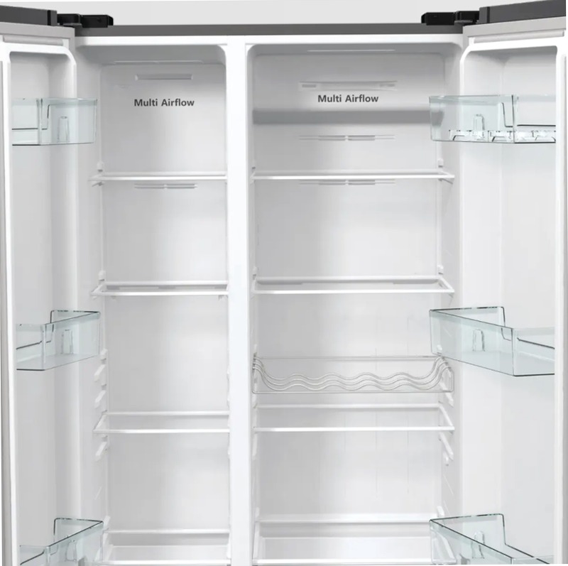 Hisense REFRIG HZF5508UEB RS711N4ACE Acciaio E Side by Side 358lt