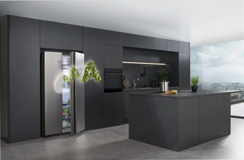 Hisense REFRIG HZF5508UEB RS711N4ACE Acciaio E Side by Side 358lt