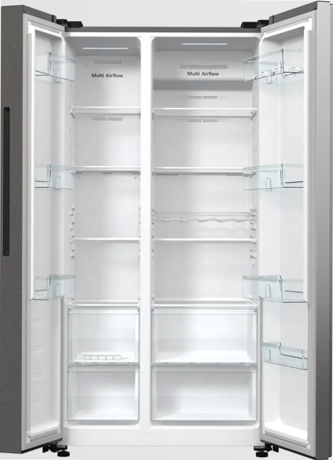 Hisense REFRIG HZF5508UEB RS711N4ACE Acciaio E Side by Side 358lt