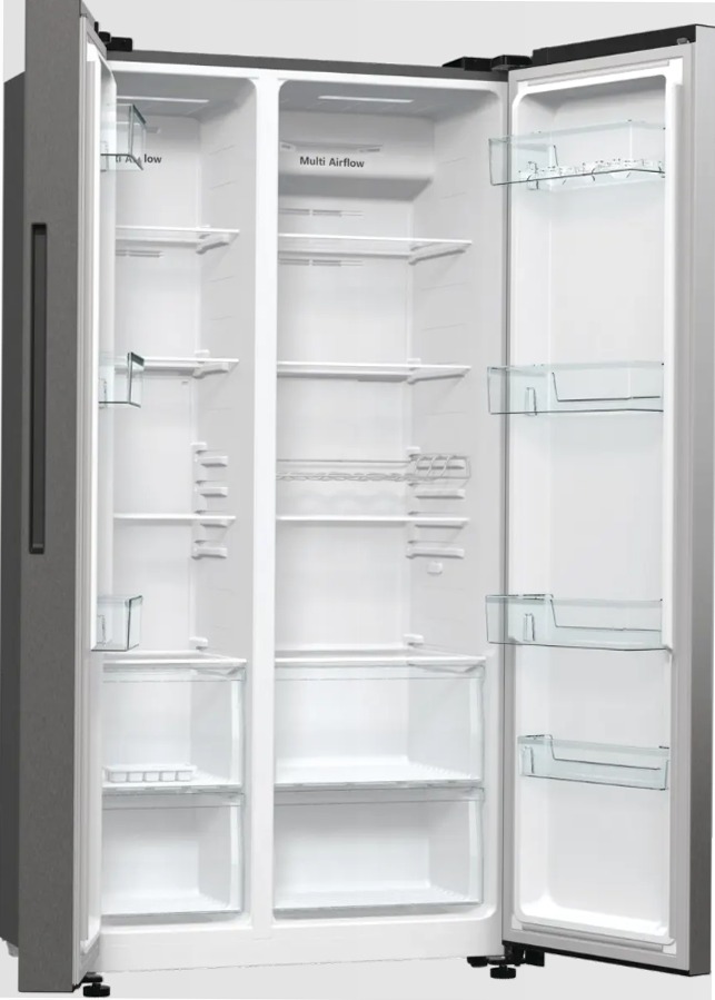 Hisense REFRIG HZF5508UEB RS711N4ACE Acciaio E Side by Side 358lt