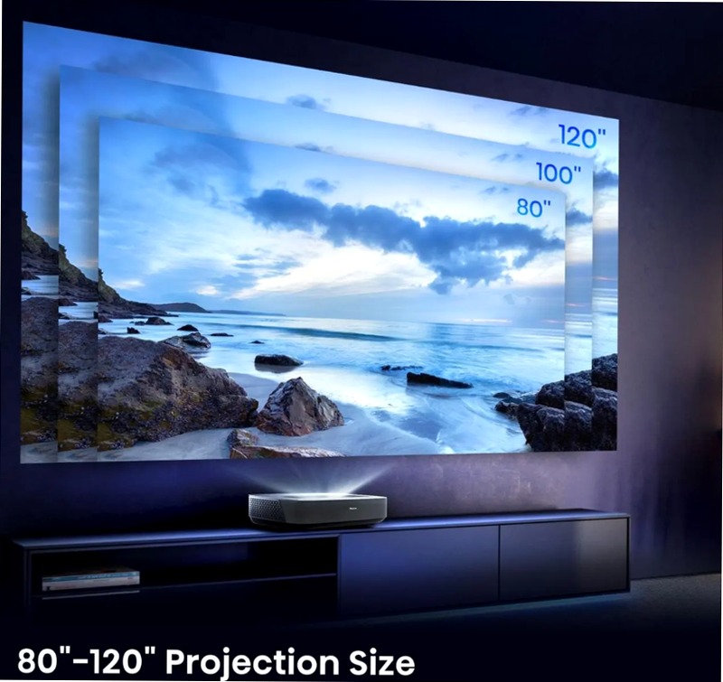 Hisense CONSOLE PL1 HSN - Laser Cinema Smart 4K 4K UHD / 2160p (3840 × 2160)pixel Grigio 4K UHD / 2160p (3840 × 2160)pixel