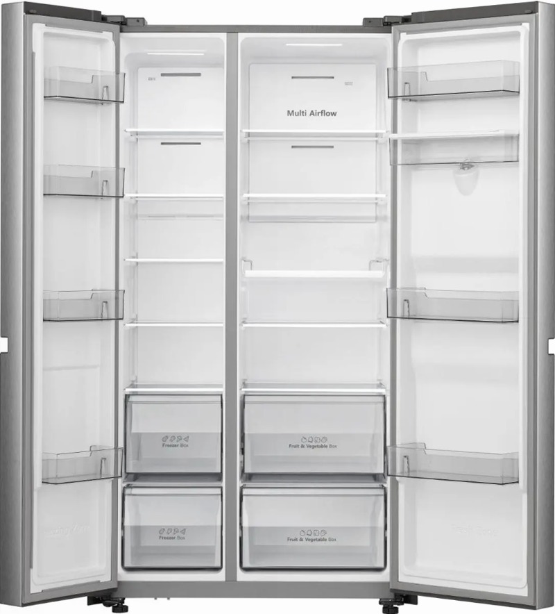 Hisense REFRIG BCD-668W RS840N4WCE Grigio E Side by Side 414lt