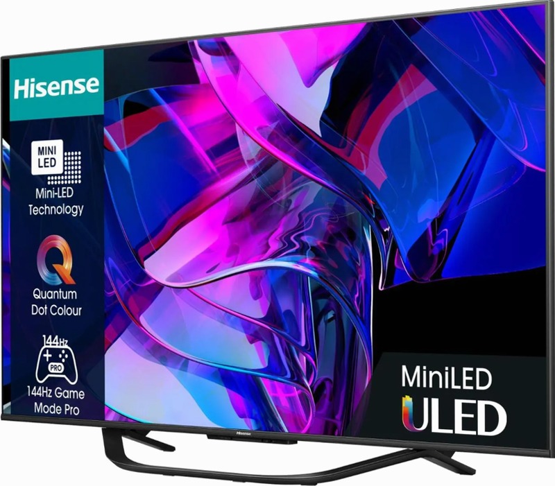 Hisense TV SET 55U79KQ HSN - Smart TV Mini-LED Grigio 55" HD