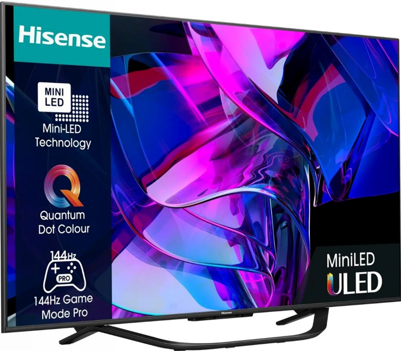 Hisense TV SET 55U79KQ HSN - Smart TV Mini-LED Grigio 55" HD