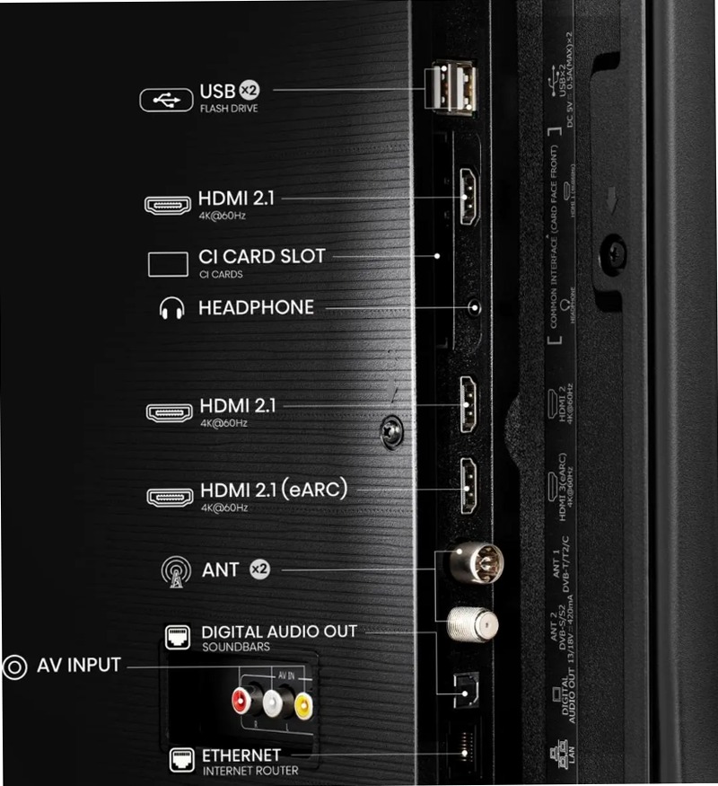 Hi-QLED Smart TV - 58E77NQ - Hisense