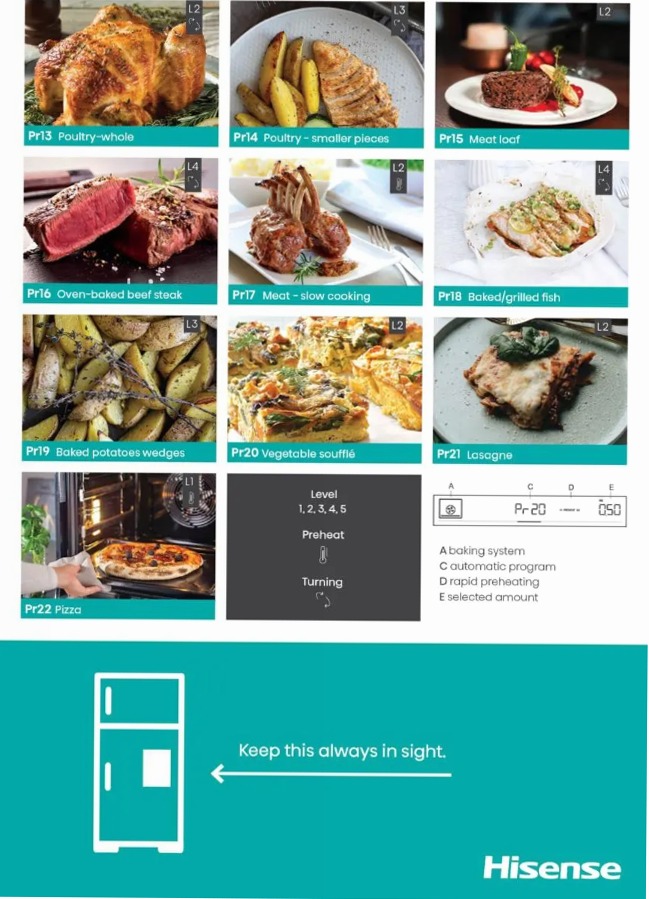 Hisense OVEN BO3PS5I02-2-BSA66334PX 77 A Acciaio