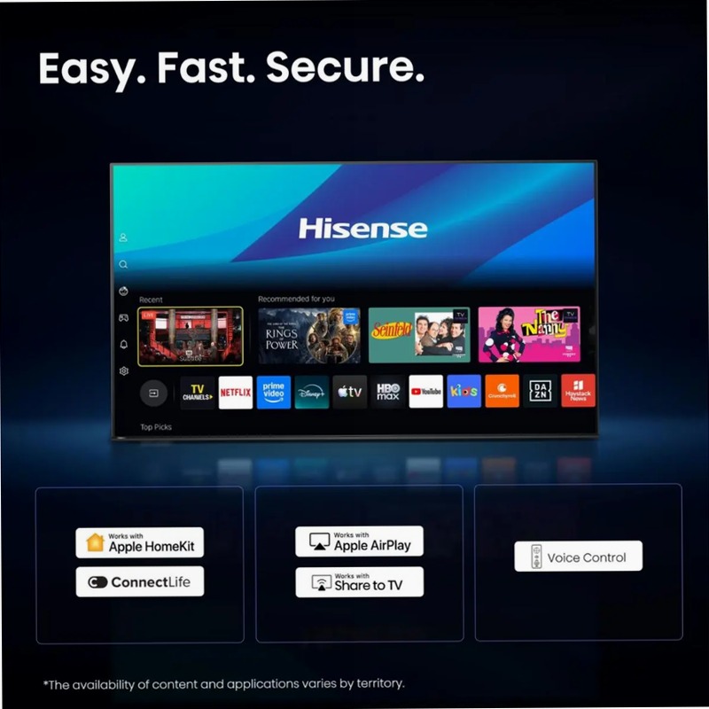 Hisense TV SET 75Q7S PRO Grigio 75" HD QLED