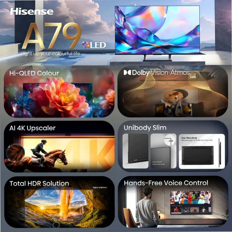 Hi-QLED Smart TV - 55A79S - Hisense