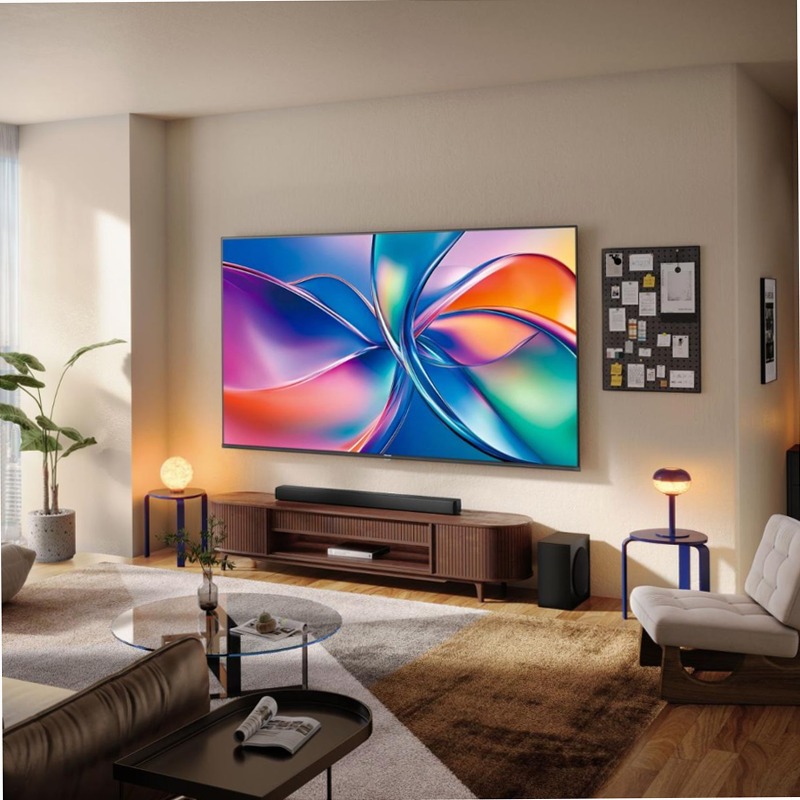 Hisense 98E7Q - Smart TV QLED Grigio 98" HD