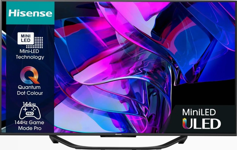 Hisense TV SET 65U72KQ HSN - Smart TV Mini-LED Grigio 65" HD