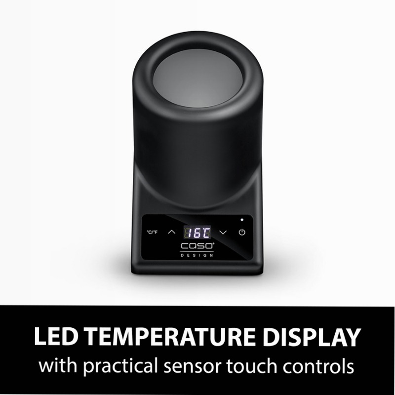 CASO Design VinoCase Raffreddatore di vino da tavolo Nero