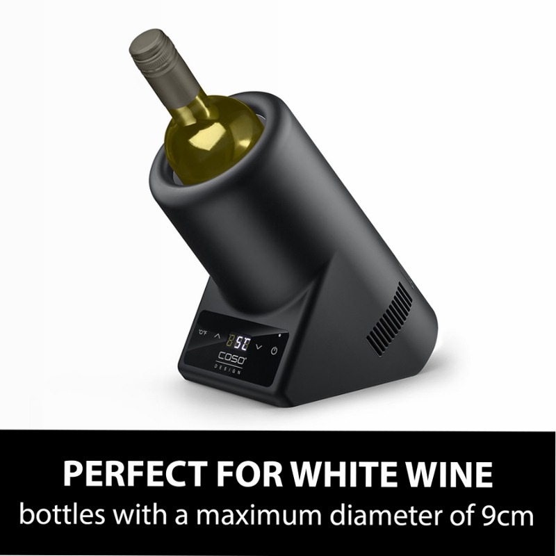 CASO Design VinoCase Raffreddatore di vino da tavolo Nero