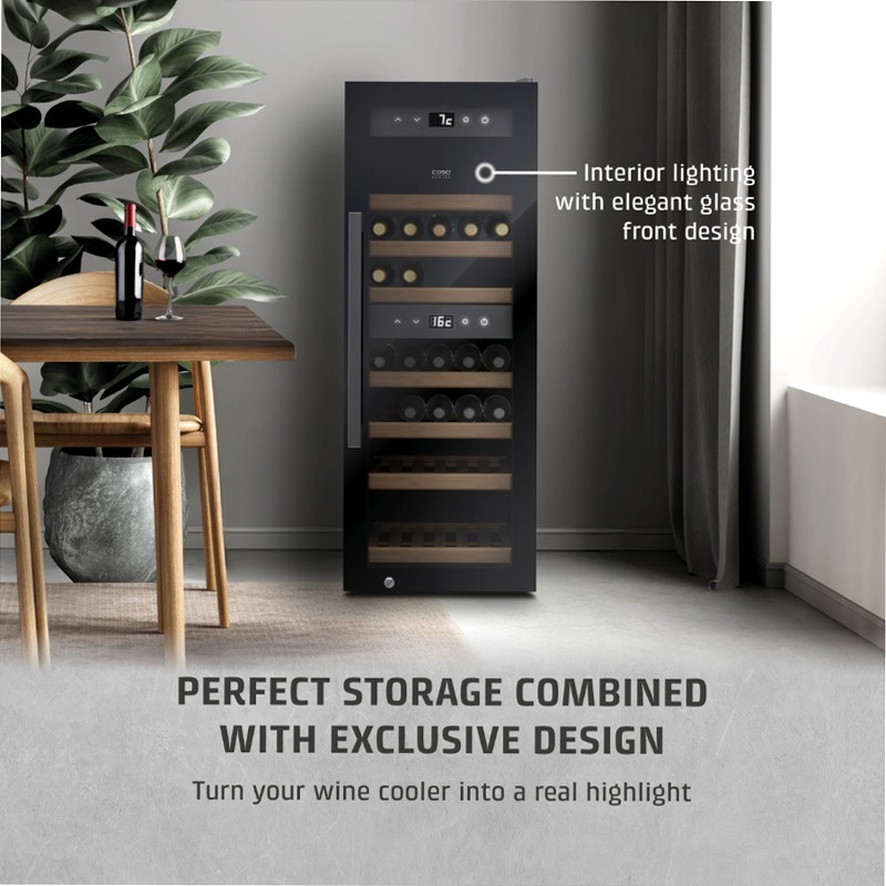 CASO Design WineExclusive 38 Smart Black