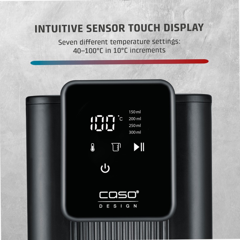 CASO Design HW 616 Turbo Dispenser ad acqua calda Acciaio