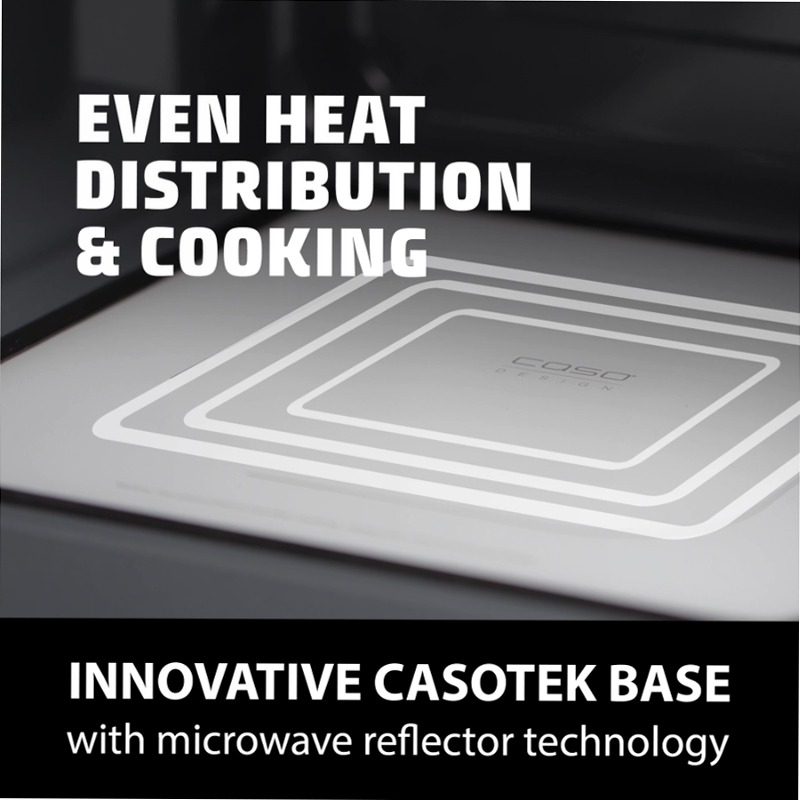 CASO Design MG 25 Ecostyle Ceramic Microonde & Grill Bianco